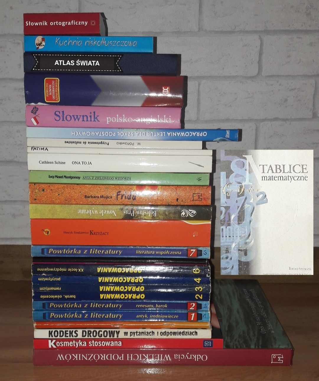 25 x Frida Nowele Opracowania Słownik Tablice Atlas Kodeks Kosmetyka