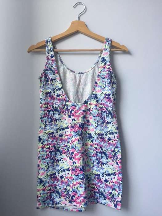 Tunika H&M kwiatki wielokolorowa