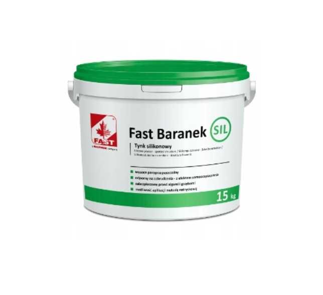 FAST BARANEK SIL silikonowa masa tynkarska 15kg