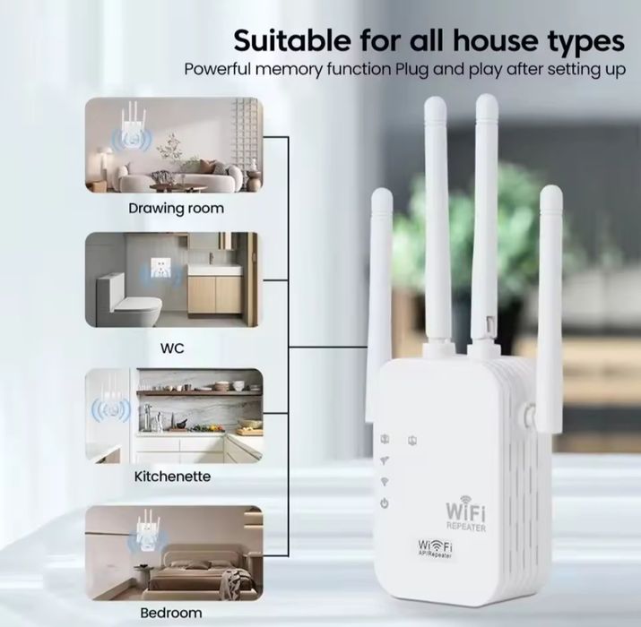 WiFi  усилитель сигнала роутер репитер