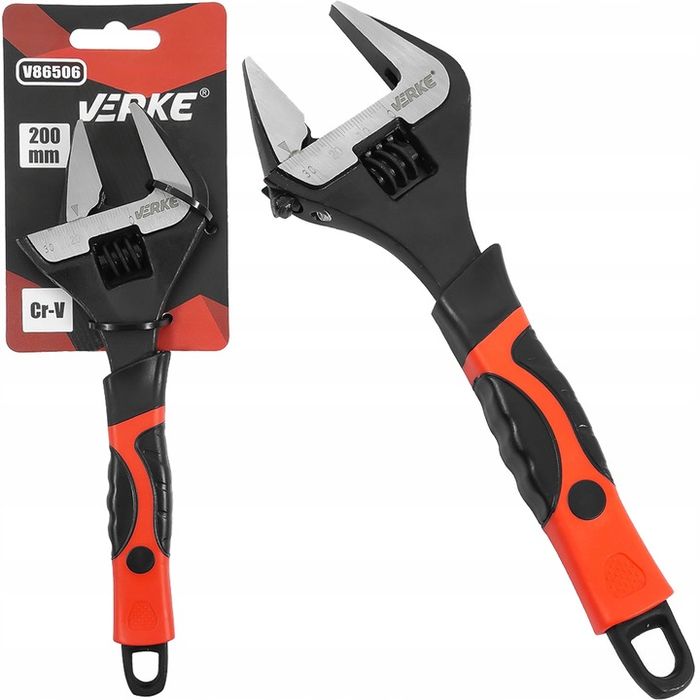 Klucz Nastawny Szwed Szwedzki 200mm Do Rur Hydrauliczny Francuski Fran