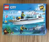 ## NOWE Lego 60221 jacht łódź statek nurkowie badacze Discovery rekin