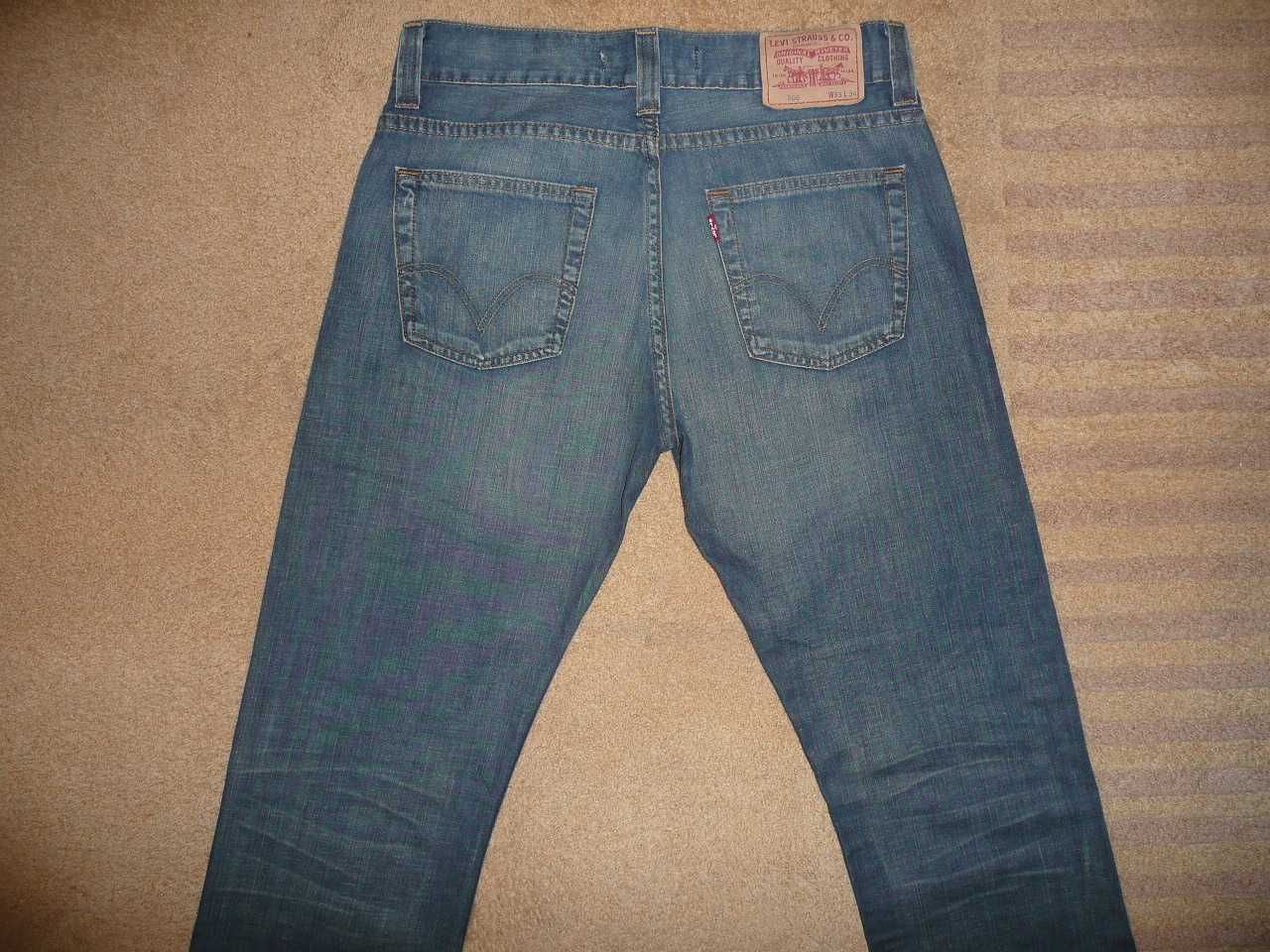 Spodnie dżinsy LEVIS 506 W33/L34=43,5/112cm jeansy