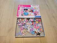 Clementoni puzzle barbie shaped 104