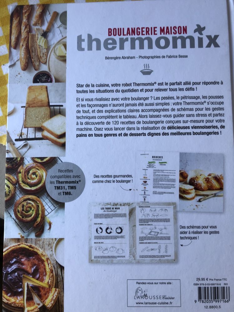 Thermomix boulangerie 120 рецептів