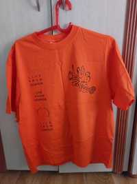 Koszulka Club2020 pomarańczowa Rozmiar S Unisex Oversize *Nowa*