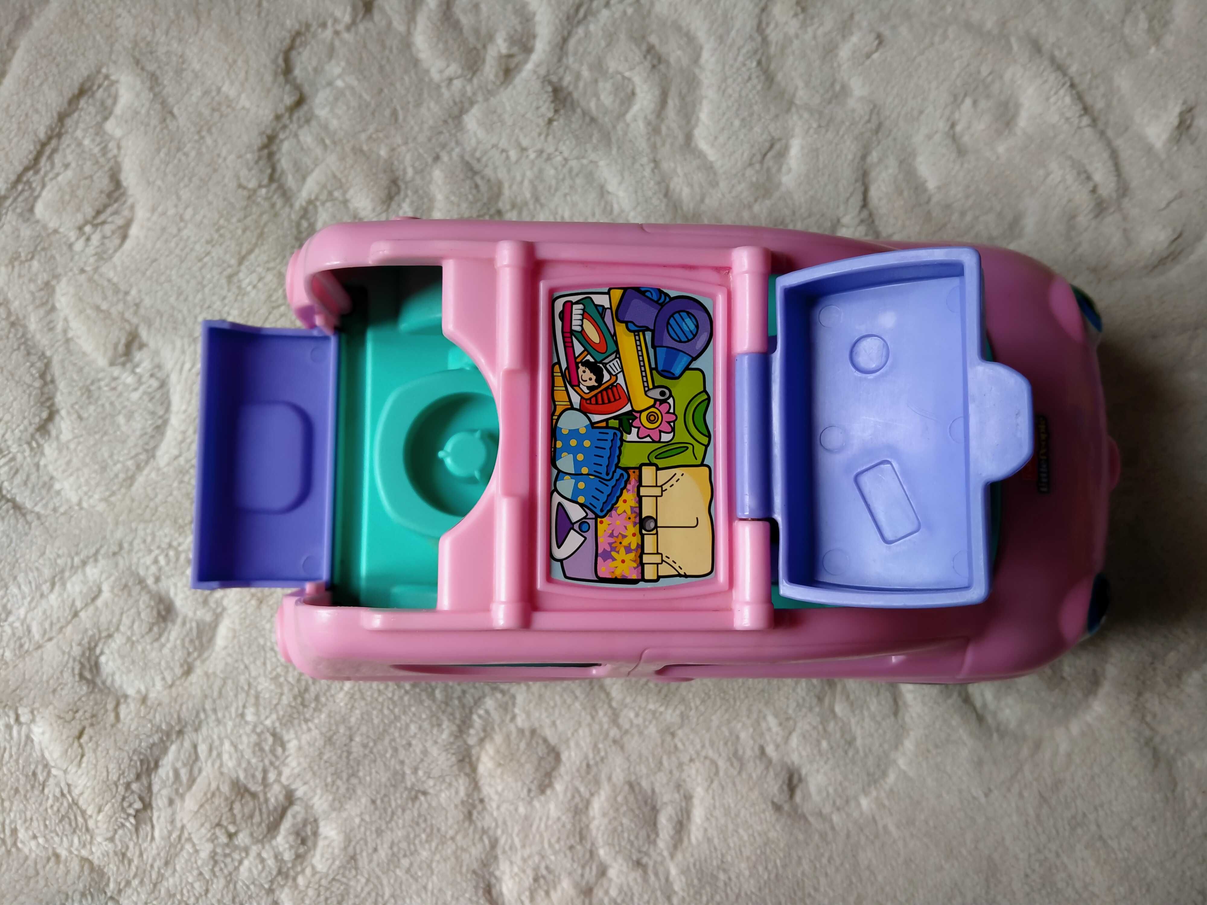 Fisher Price Little People Interaktywny Domek+Autko+6 figurek