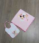 Conjunto de fralda e babete