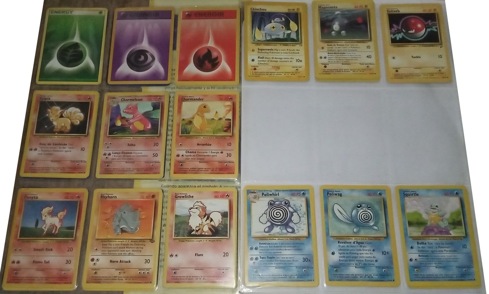 0,95€ Pokemon cartas 1998/1999