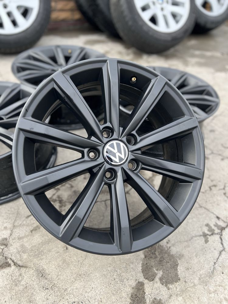 Диски легкосплавні 5х112 r17 et40 Passat B7 B8 Alltrack London Black