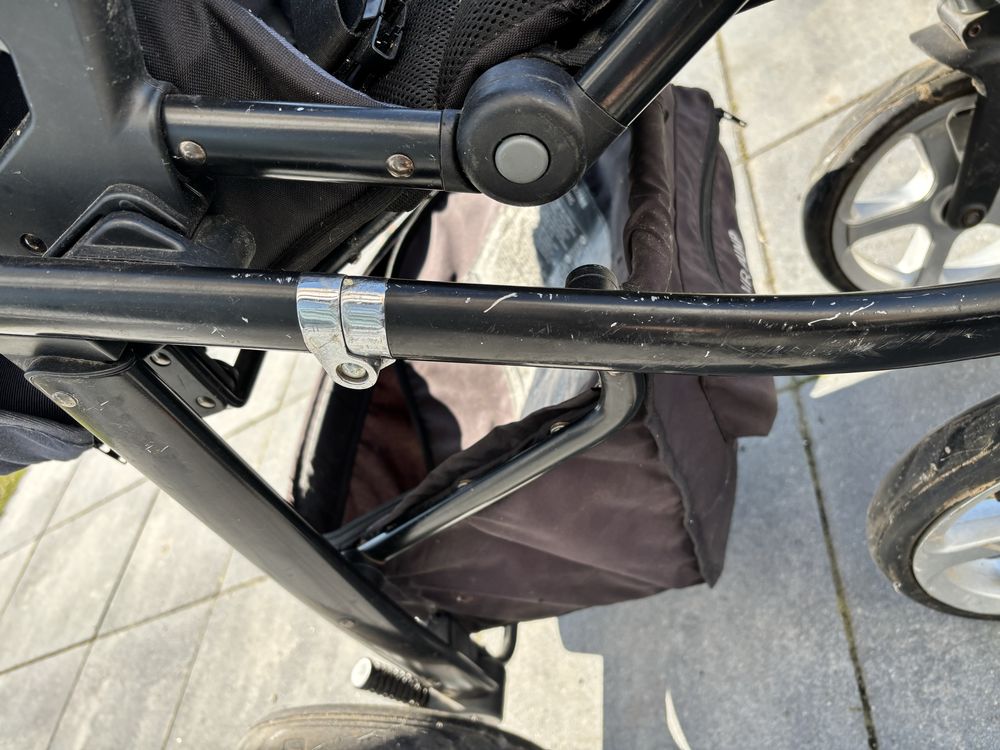 Wózek gondola spacerówka 3w1 espiro NEXT jeans pokrowiec
