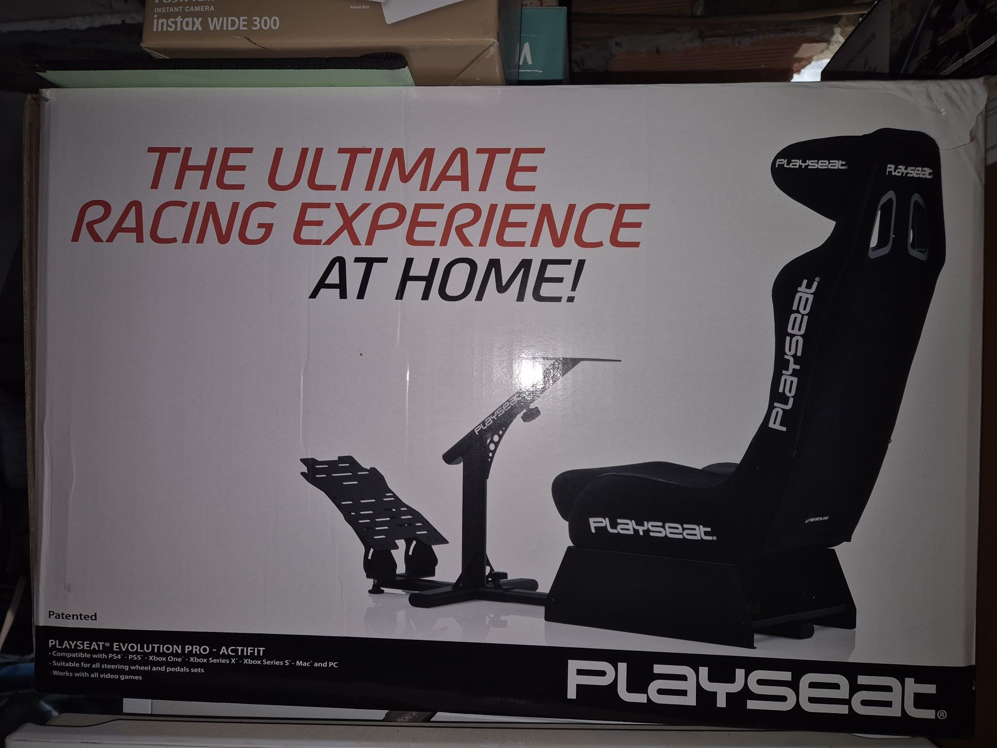 Playseat + volante + pedais + manete