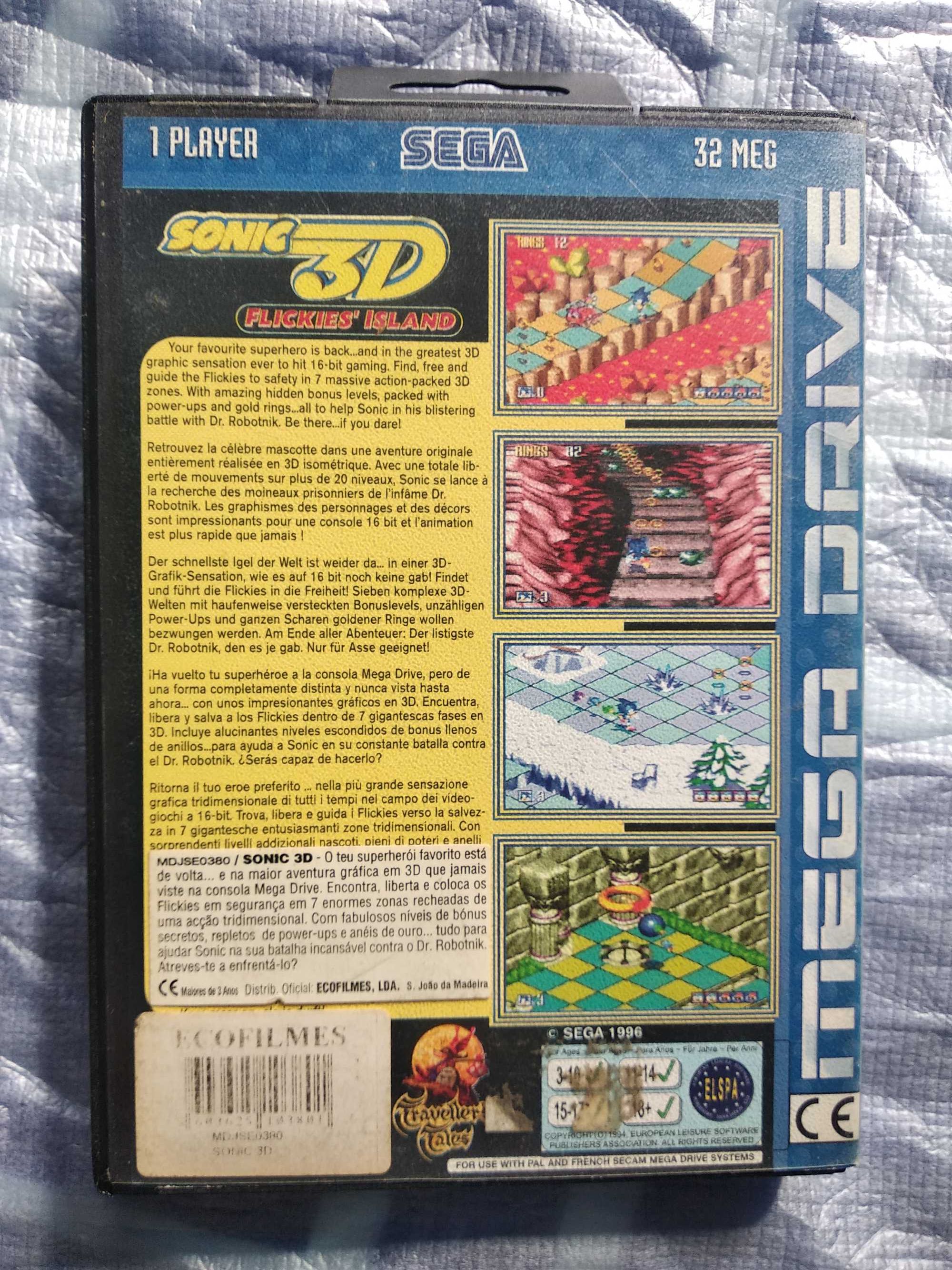 Sonic 3D Mega Drive
