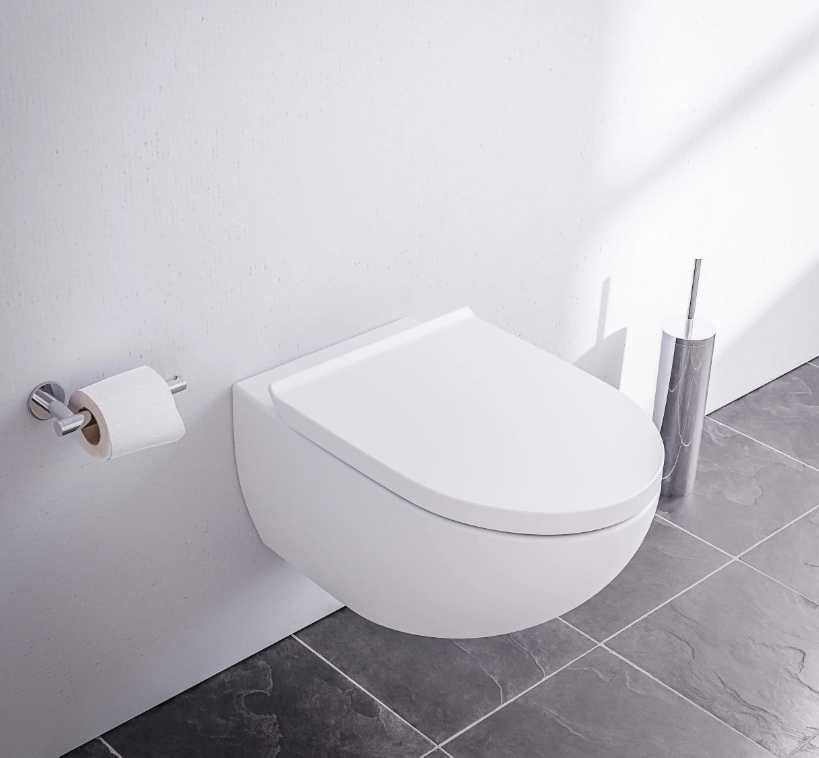 Miska WC wisząca bezkołnierzowa E-9030 Biały Mat