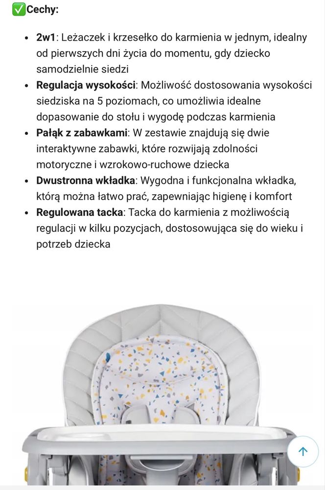 Fotelik to karmienia kinderkraft