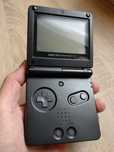 Konsola Nintendo GameBoy Advance SP czarna + 3 gry + ładowarka