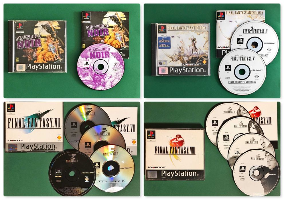PLAYSTATION 1 PS1 Amerzone Discworld Fantasy Gran Heart Soul Tomb XMen
