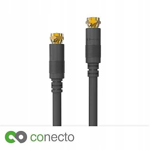 Kabel satelitarny 0.5m antenowy koncentryczny podwójnie ekranowany