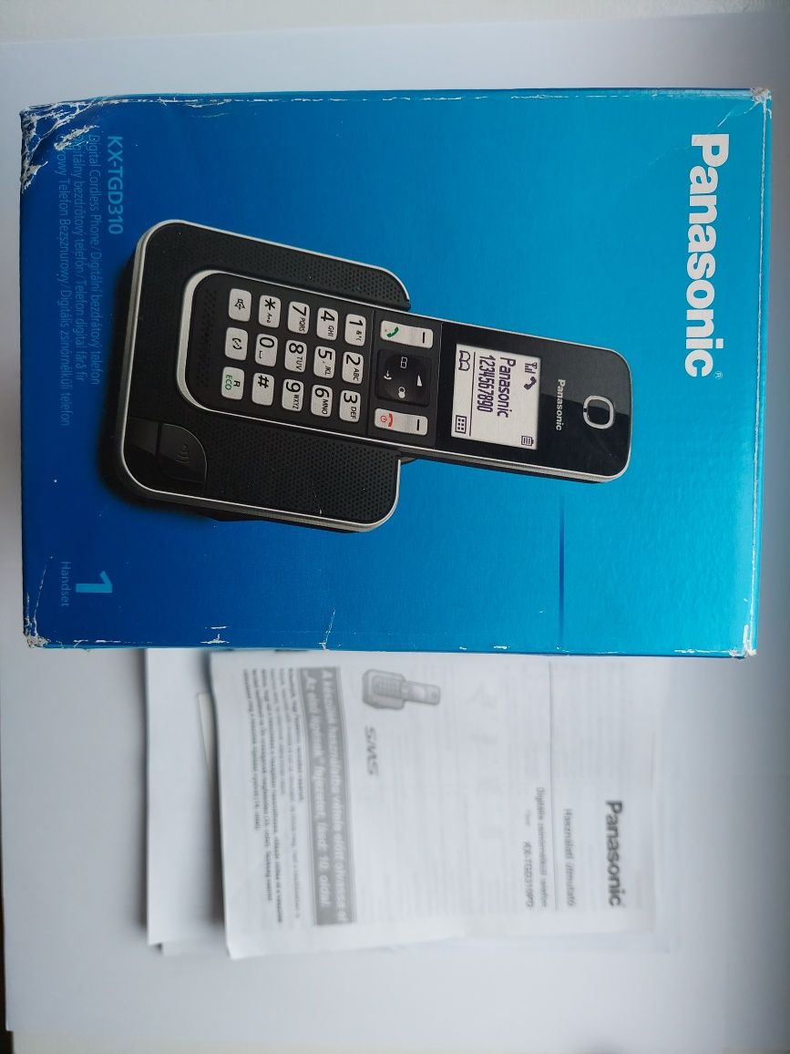 Telefon stacjonarny bezprzewodowy Panasonic