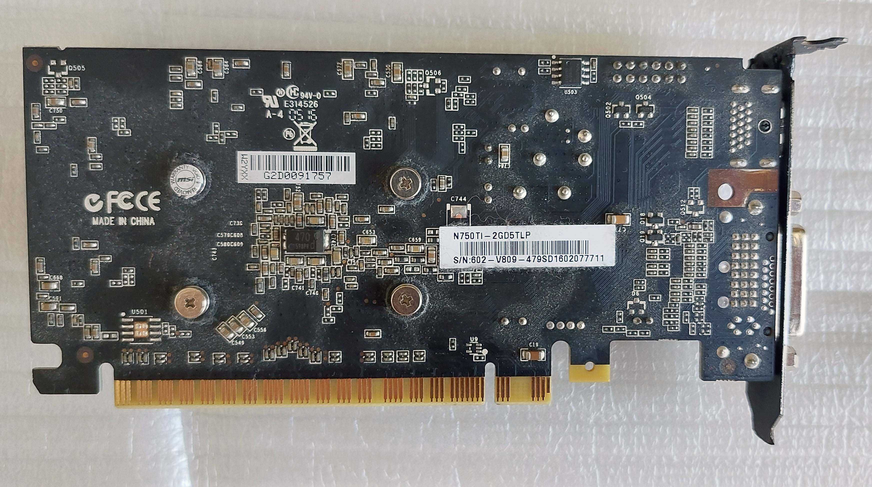Karta graficzna MSI GTX750Ti Low Profile
