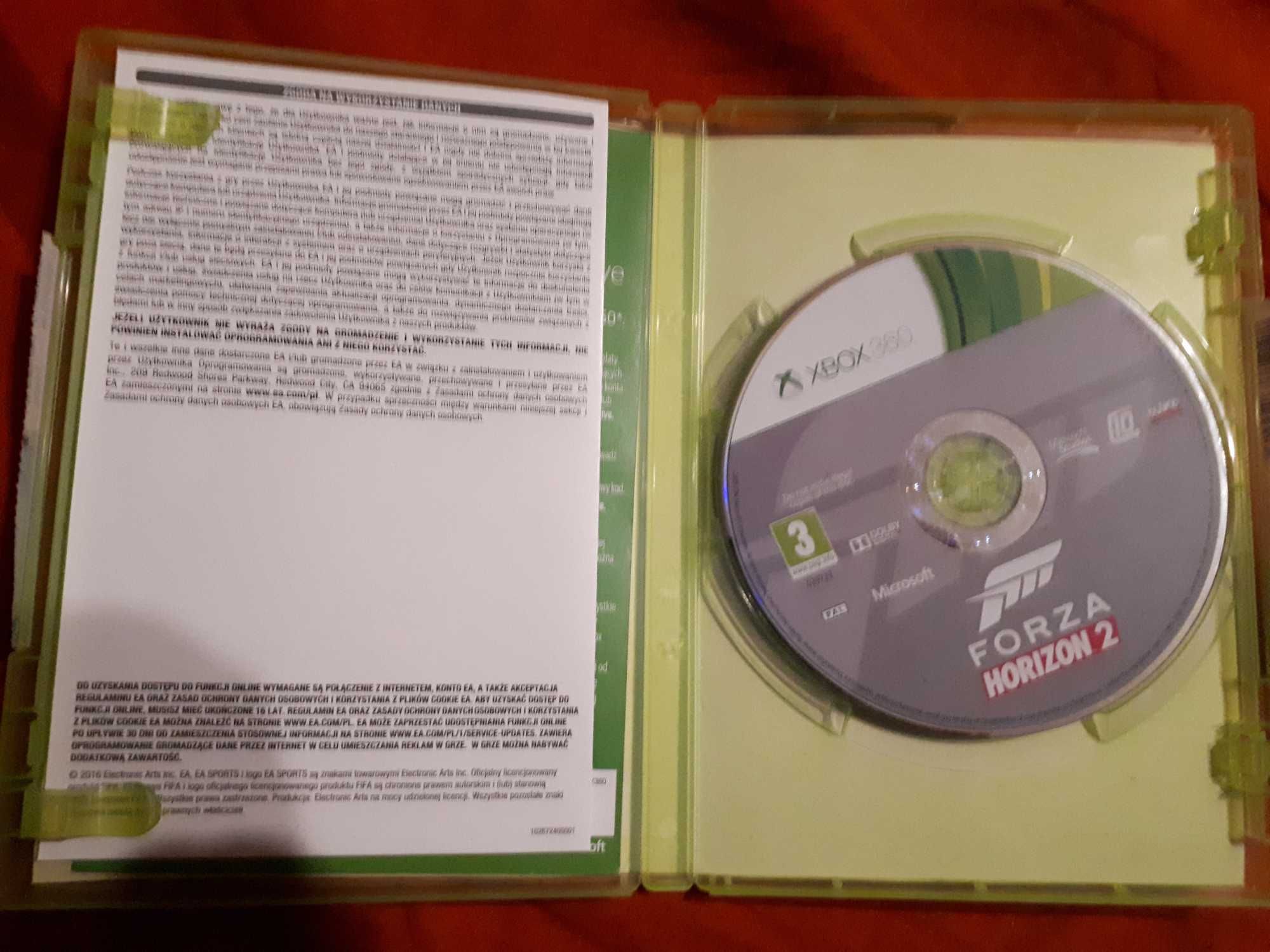 Forza Horizon 2 pl X Box 360