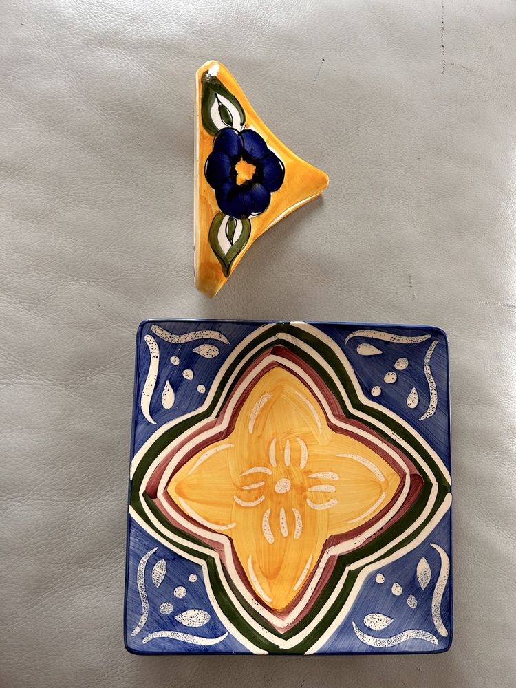 Loiça ceramica pintada a mão