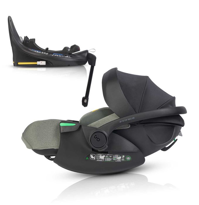 Fotelik Nosidełko EasyGo BUZ XTD PRO z BAZĄ ISOFIX 0-13 kg ROZKŁADANY