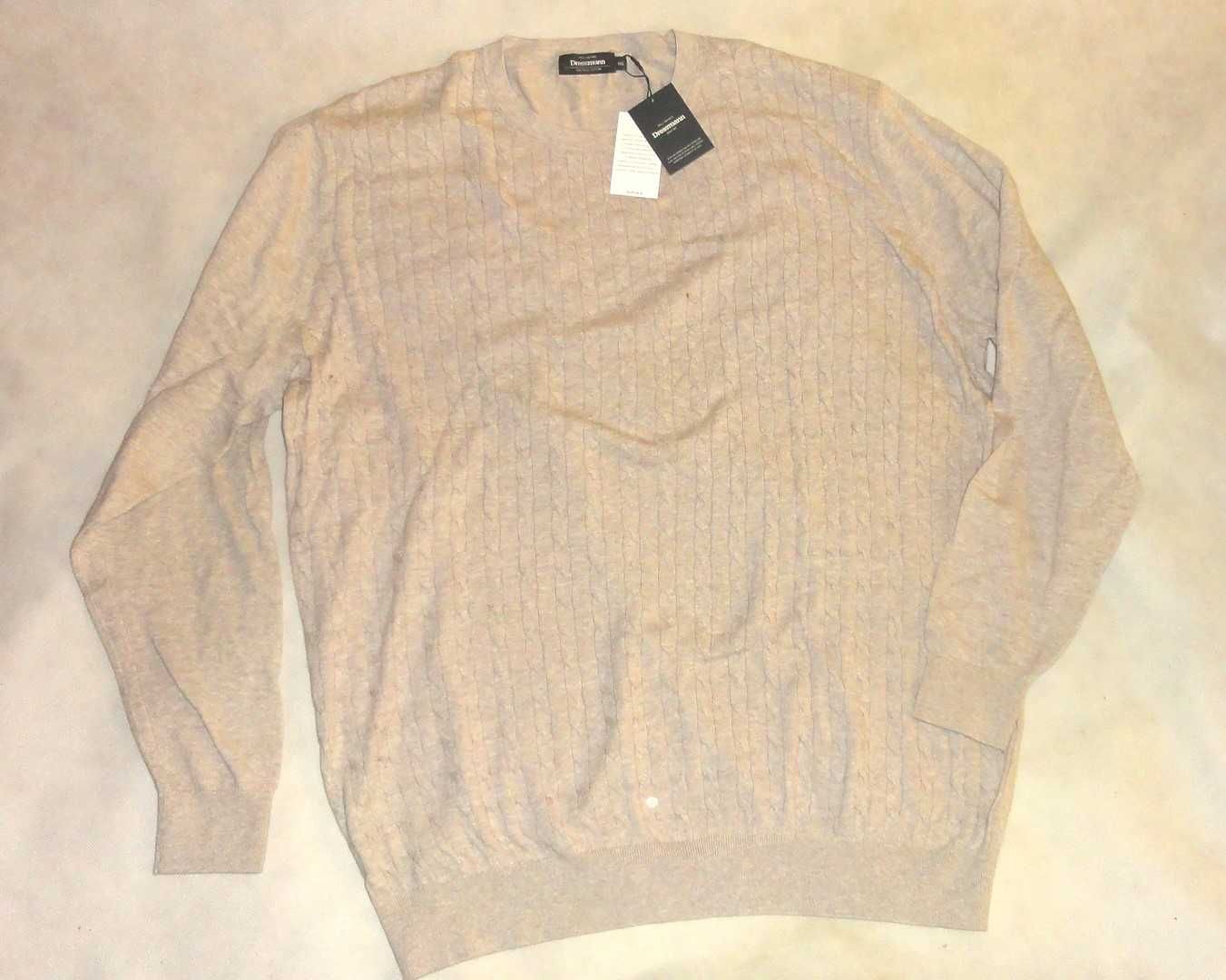 Dressmann  - Sklep 220zł - Nowy Męski Sweter - Rozmiar XXXXL - 4XL