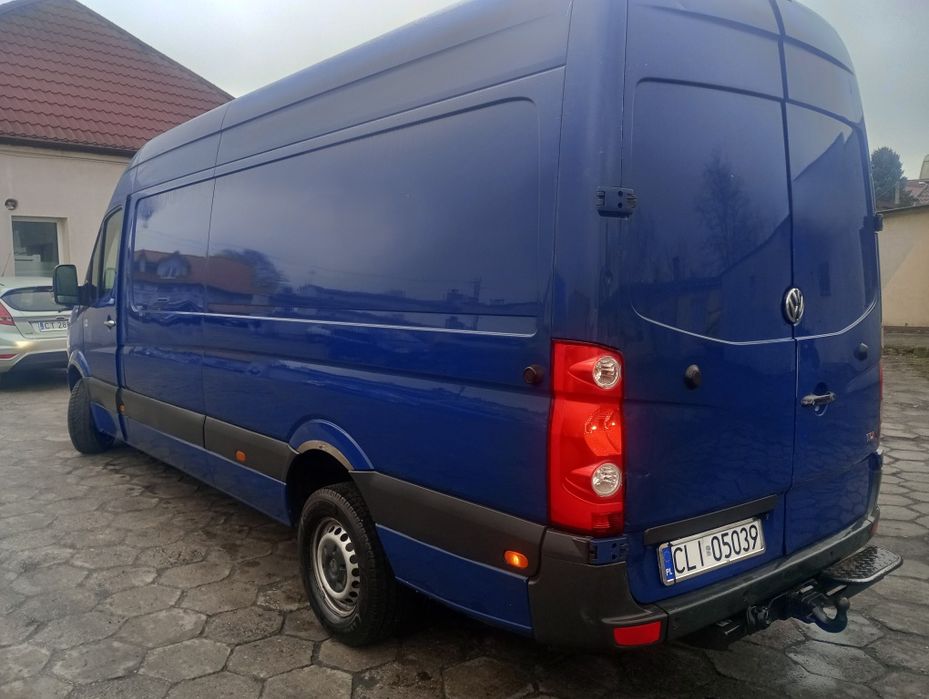 VW crafter max 2012 r 2.0 TDI 160 km, 3,5 t na haku,klima,hak