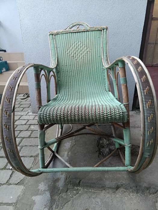 Krzesło bujanie z 60tych lat