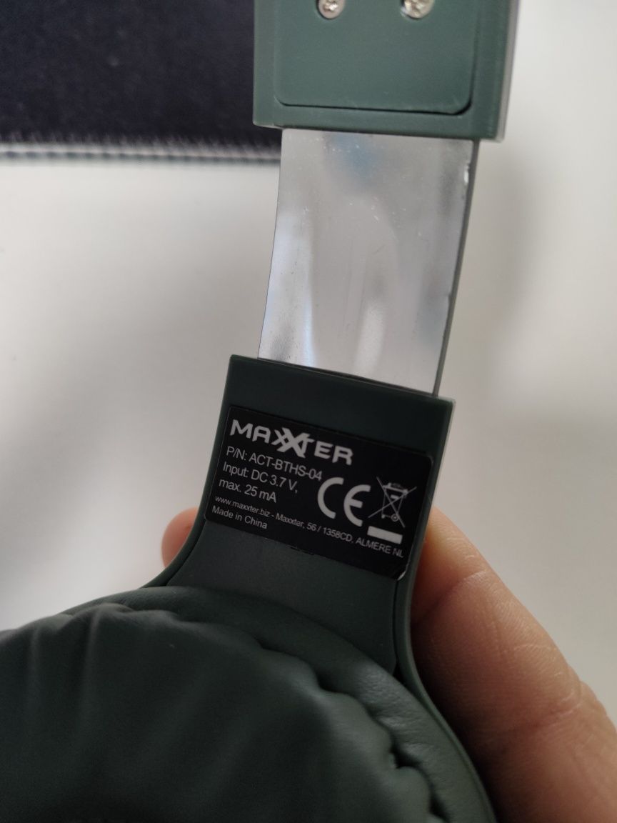Słuchawki bluetooth bezprzewodowe Maxxer ACT-BTHS-04