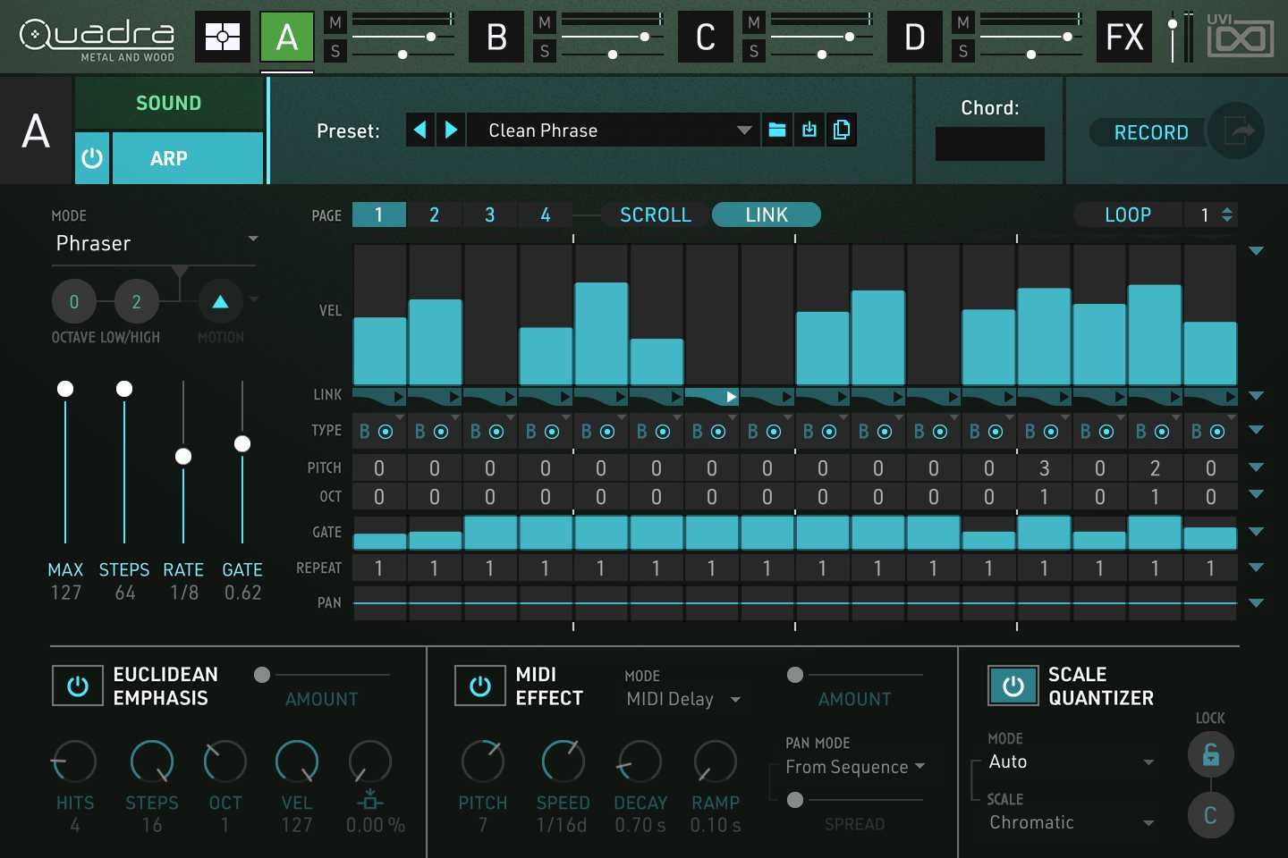 UVI Quadra - Muted and Harmonics - plugin wtyczka VST VST3 AAX ZAMIANA