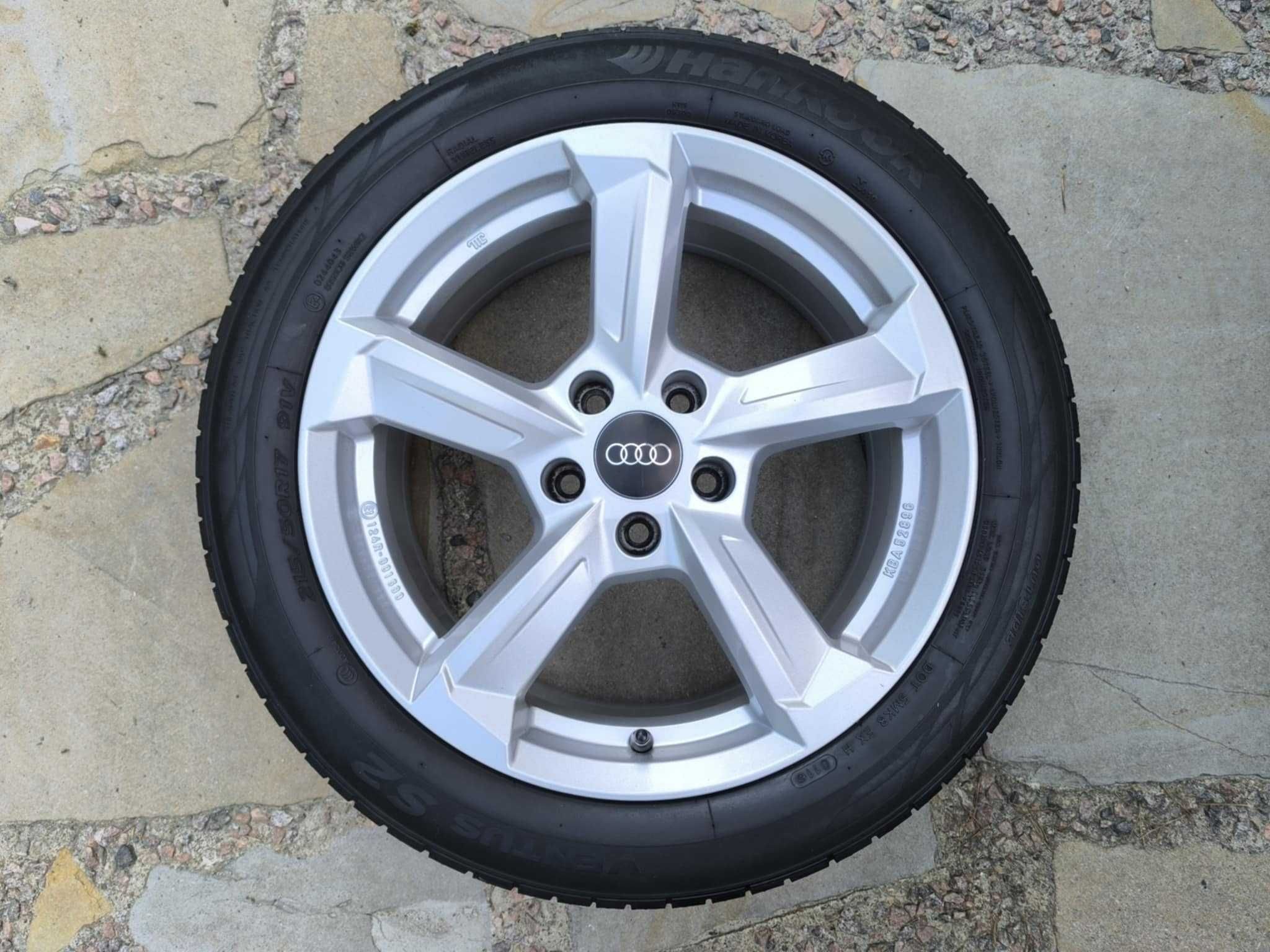 Alufelgi 17 5x112 opony letnie 215/50R17 Audi VW Skoda Mercedes et29