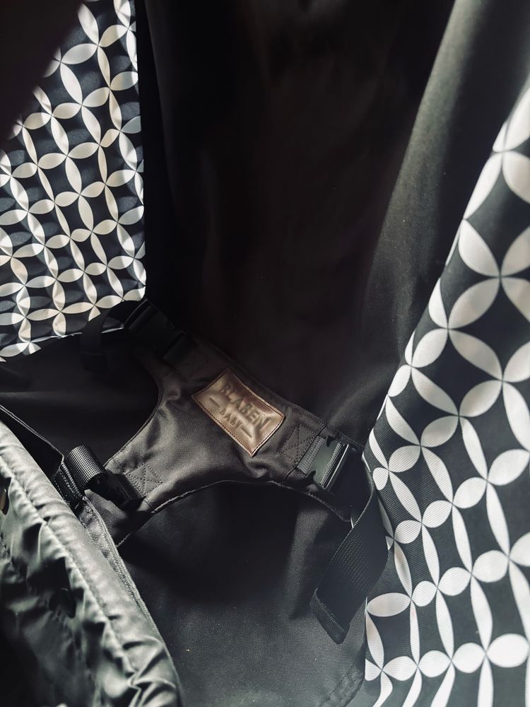 Hamak do wozka z pasem bezpieczeństwa blaben baby black