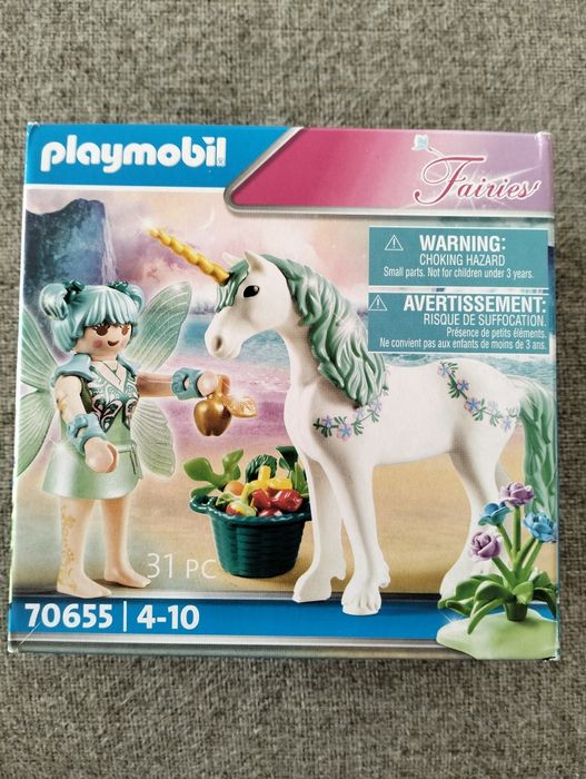 Klocki Playmobil 70655 Fairies Wróżka Karmiąca Jednorożca
