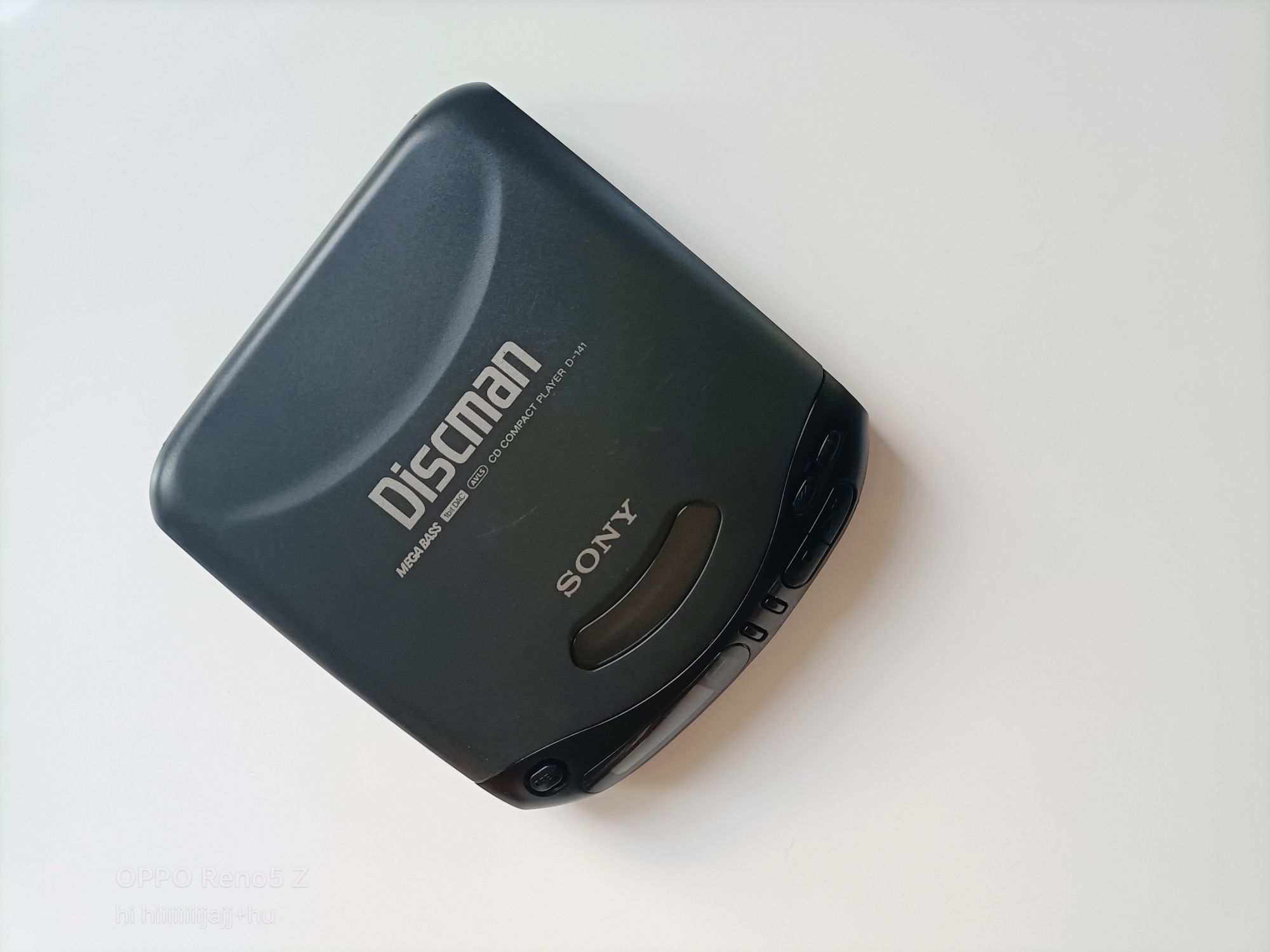 Discman (CD Walkman) Sony D-141 Słuchawki Sony MDR-023 Głośniki Sony