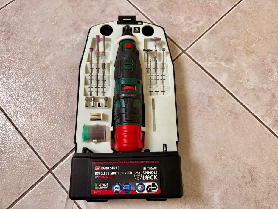 Wiertarko szlifierka precyzyjna , zestaw  PARKSIDE + ładowarka