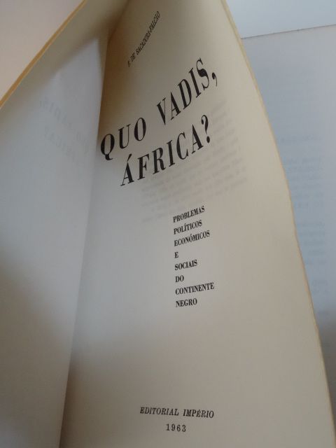 Quo Vadis África? de F. de Sacadura-Falcão