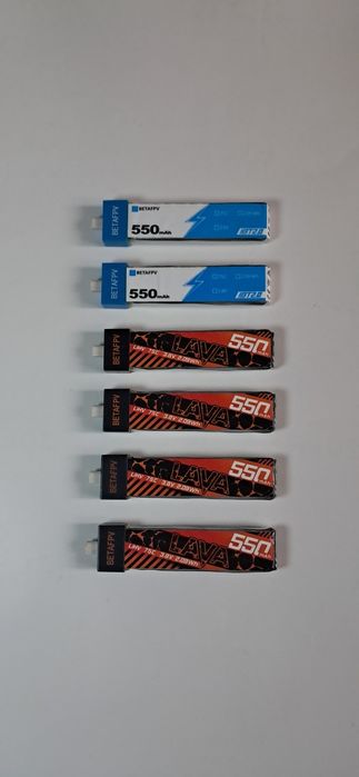 Аккумуляторы 1s 550mah