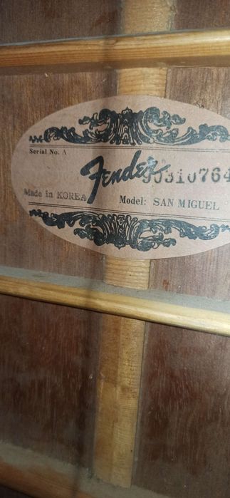 Электроакустическая Fender San Miguel