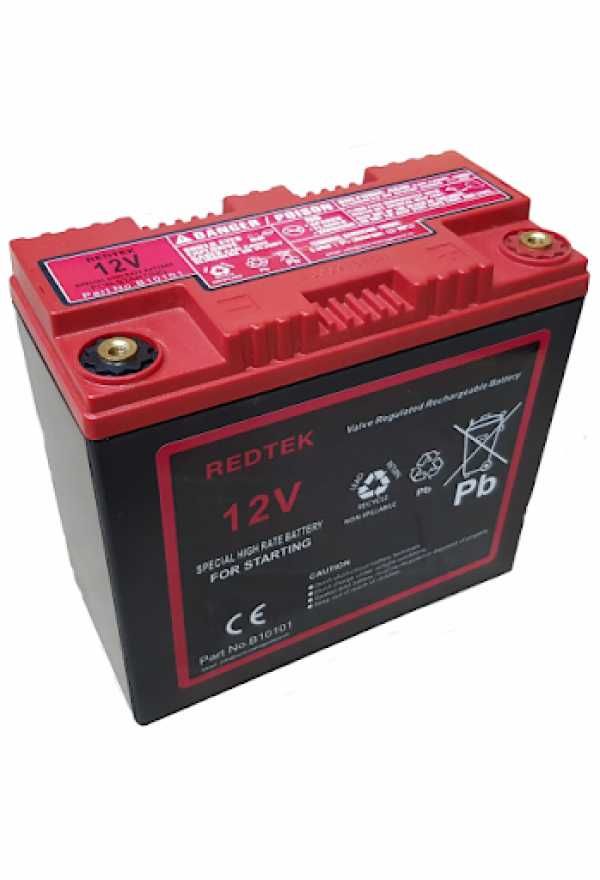 Bateria REDTEK 12V 25Ah para Boosters profissionais