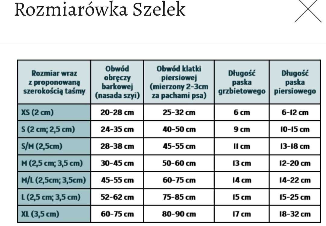 Szelki guard + smycz