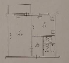 1-кімнатна квартира Митниця — утеплений будинок біля Дніпра | Черкаси