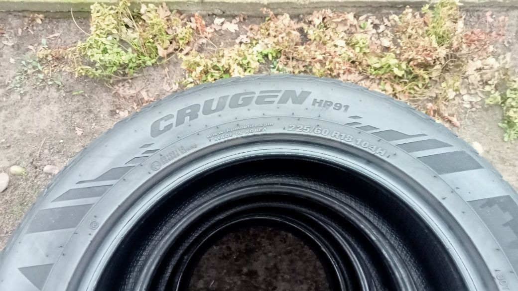 4szt 225/60R18 Kumho 2021 rok, 5 mm bieżnika