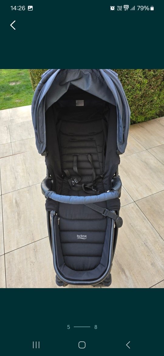 Wozek z gondolą spacerówka 2 w 1 britax b motion plus