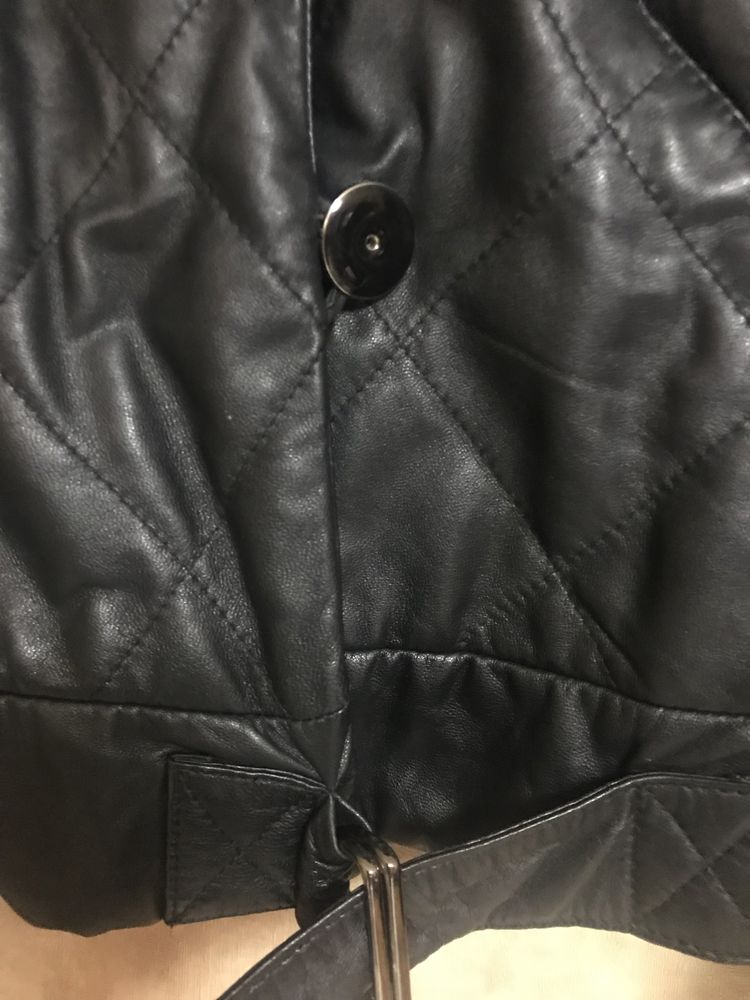 Куртка с мехом чернобурки