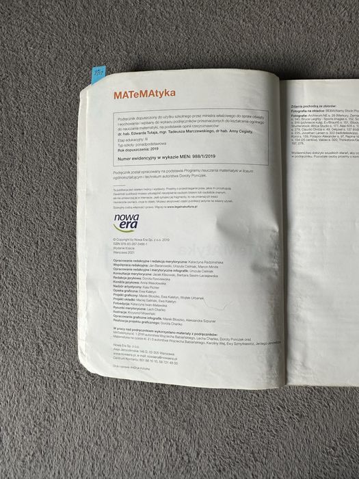 Podręcznik Matematyka 1
