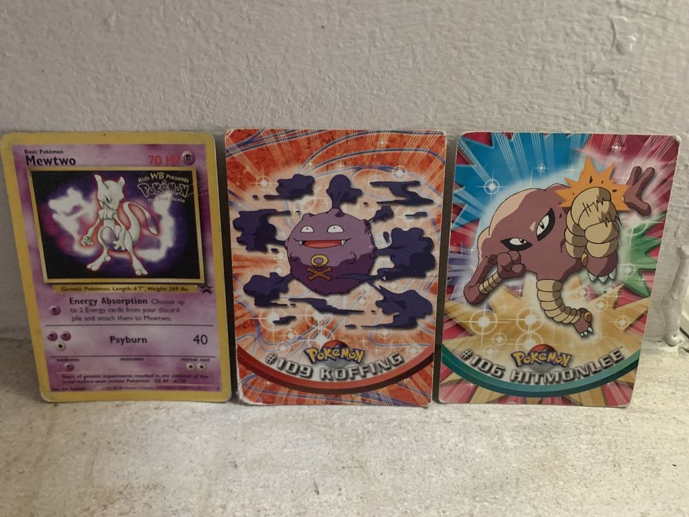 Cartas Pokémon Mewtwo etc..