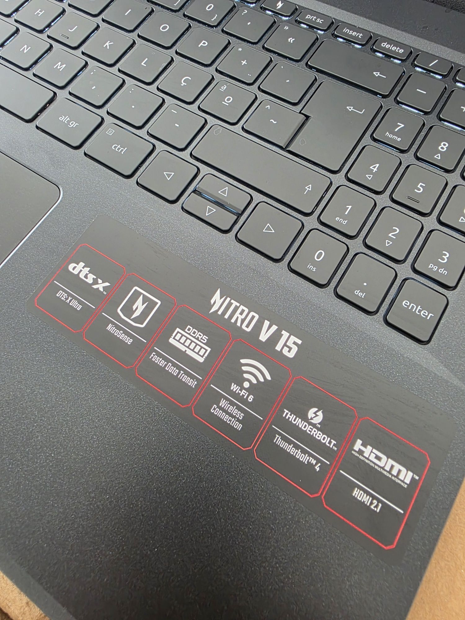 Acer Nitro V RTX 4060 i7 13th 16GB 512GB ESTREAR. Troca/retoma. Fatura
