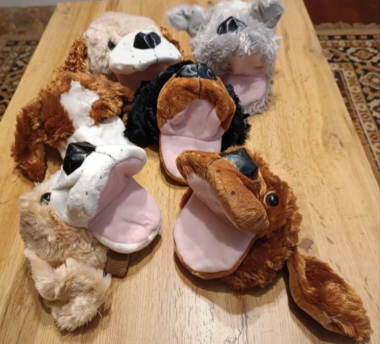 Pacynka pieski pluszaki zabawka